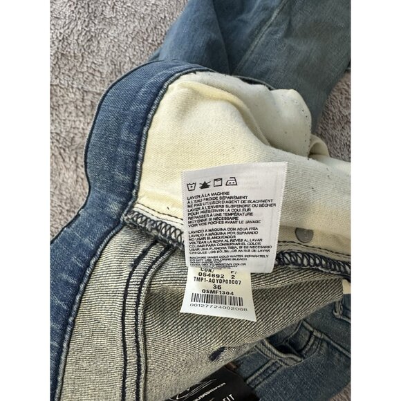 Quiksilver Men’s Jeans Blue Straight Fit Size 36x32 New - Picture 14 of 16